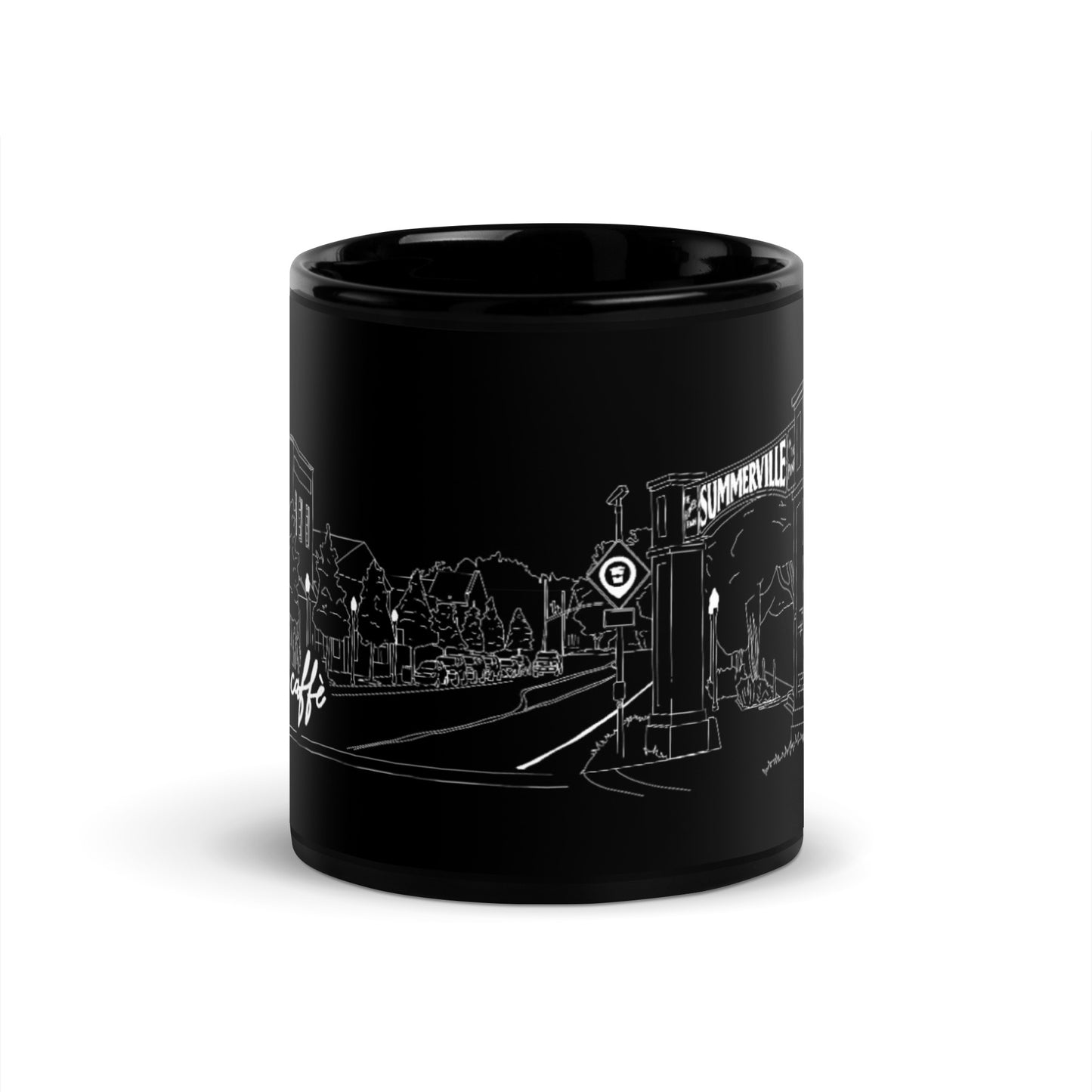 Black Glossy Mug