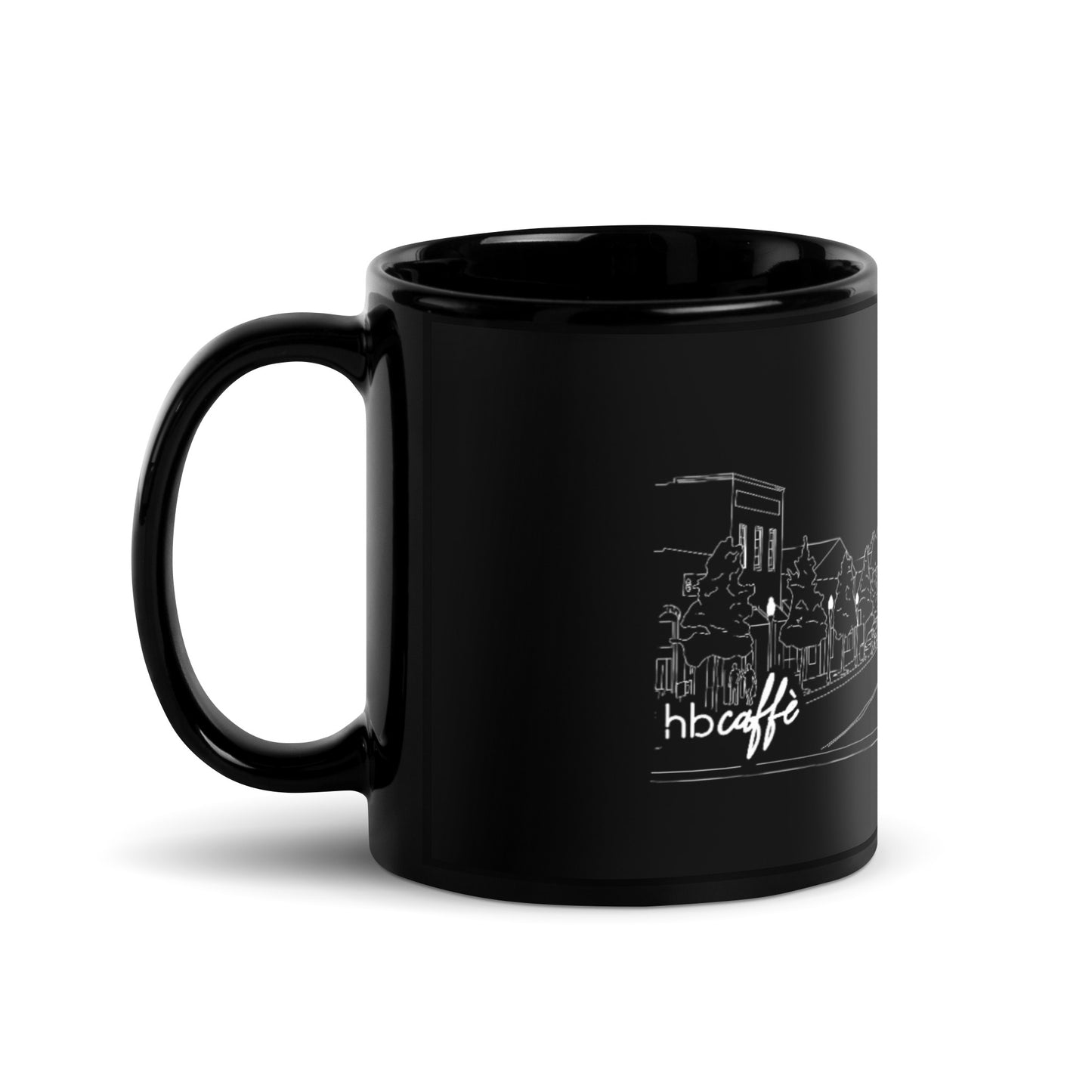 Black Glossy Mug