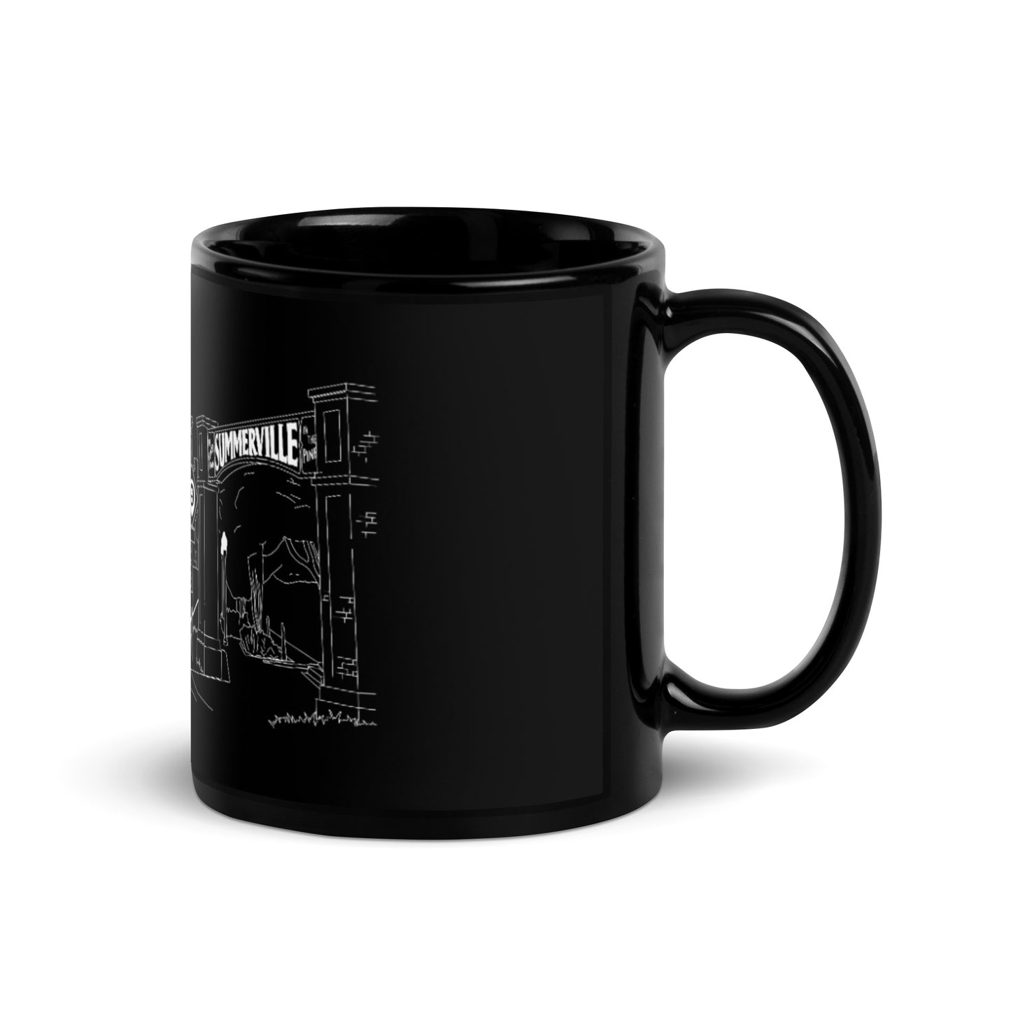 Black Glossy Mug