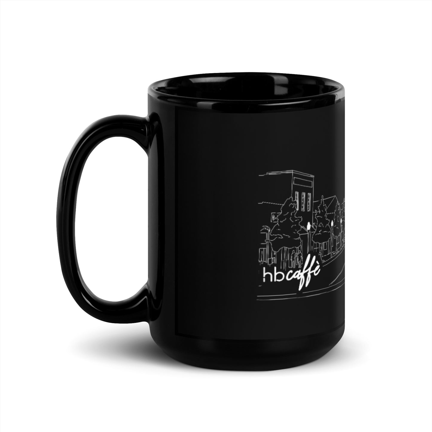 Black Glossy Mug