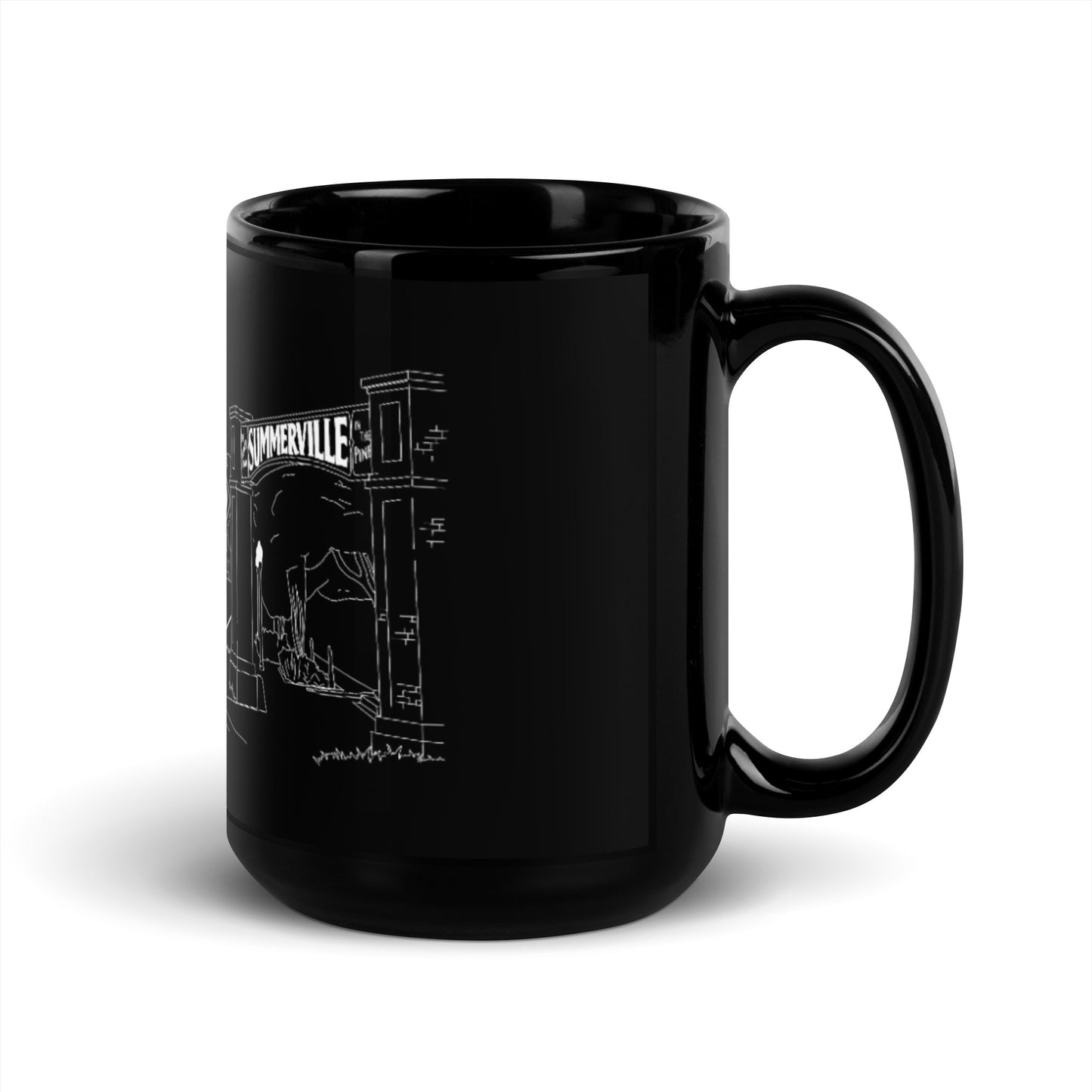 Black Glossy Mug